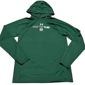 Under Armour Colorado State Rams green shirt Hoodie‎ long sleeve size small
